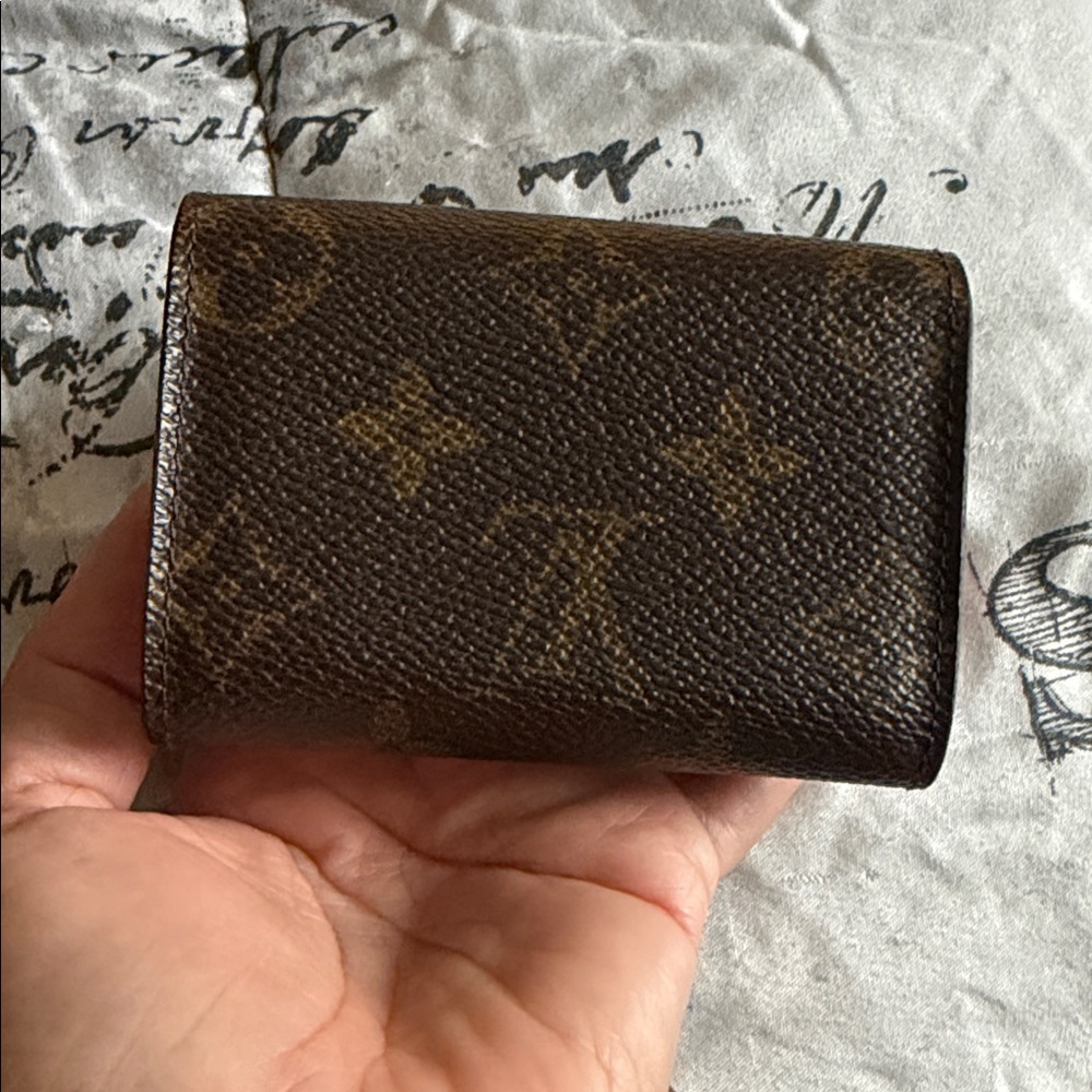 Louis Vuitton Monogram Canvas Compact Wallet in Brown and Gold - Picture 8 of 11